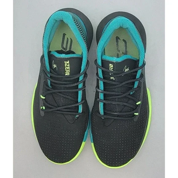 Under Armour 3Zero 3 SC Curry Black Sport Sneakers Youth's Sz 6.5Y 3022117-003 - Picture 4 of 14